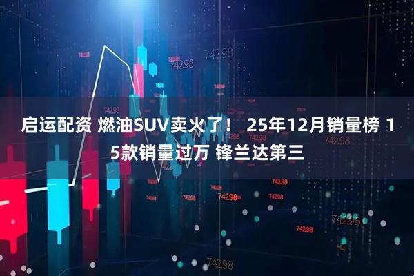 启运配资 燃油SUV卖火了！ 25年12月销量榜 15款销量过万 锋兰达第三